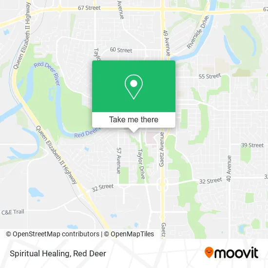 Spiritual Healing map