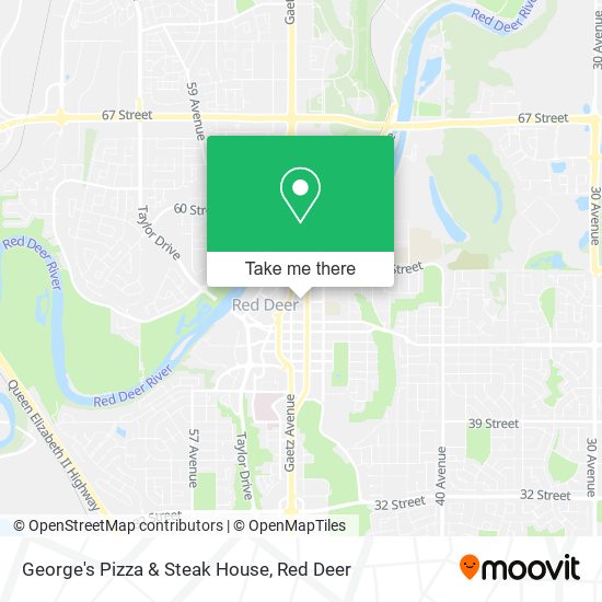 George's Pizza & Steak House plan