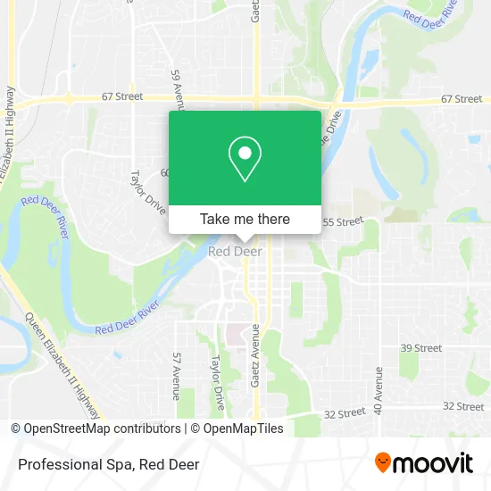 Professional Spa map