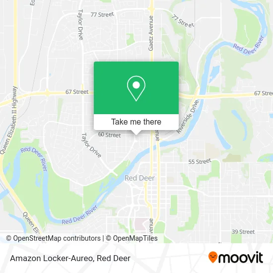 Amazon Locker-Aureo map