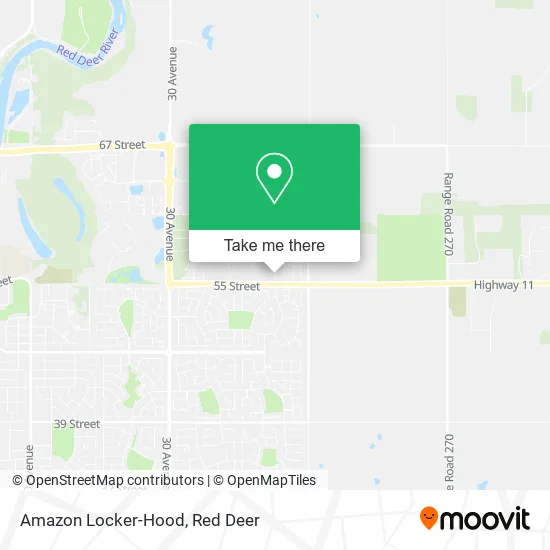 Amazon Locker-Hood map