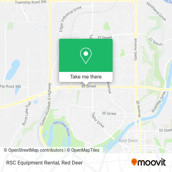 RSC Equipment Rental map