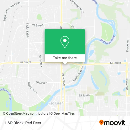 H&R Block map