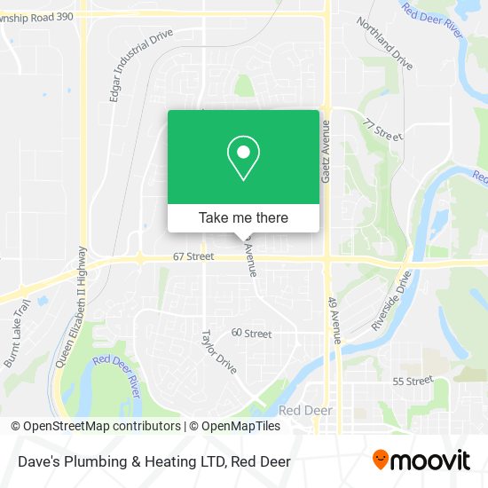 Dave's Plumbing & Heating LTD map