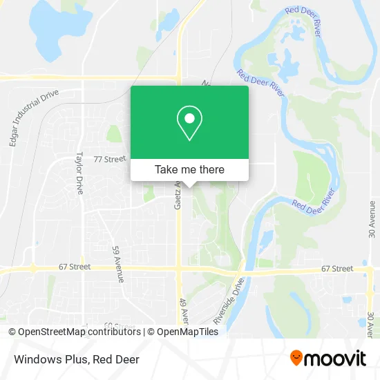 Windows Plus map
