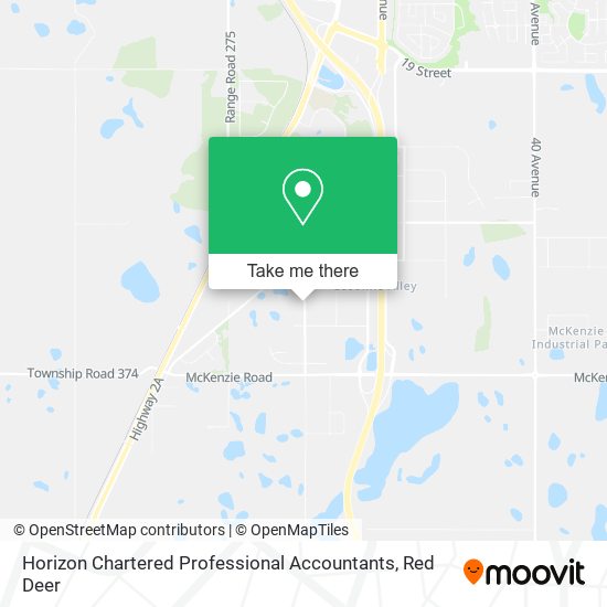 Horizon Chartered Professional Accountants map