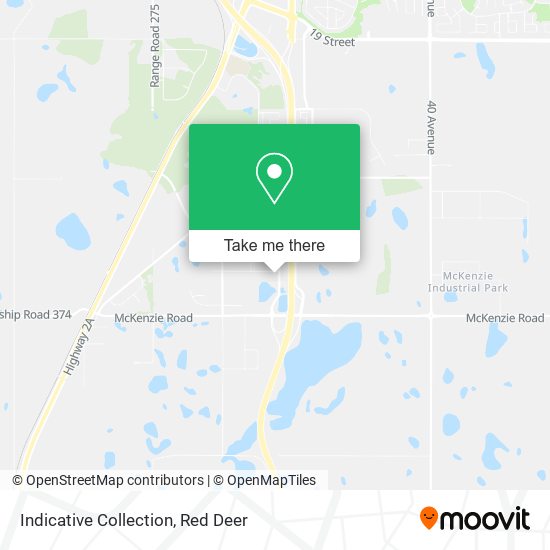 Indicative Collection map
