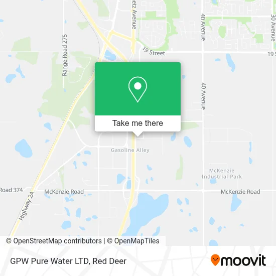 GPW Pure Water LTD map