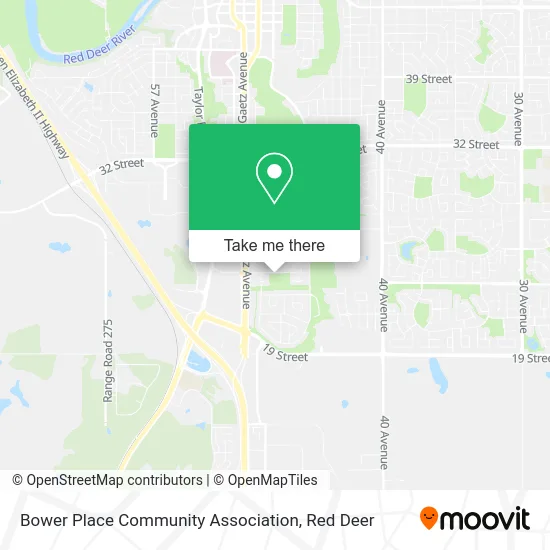 Bower Place Community Association map