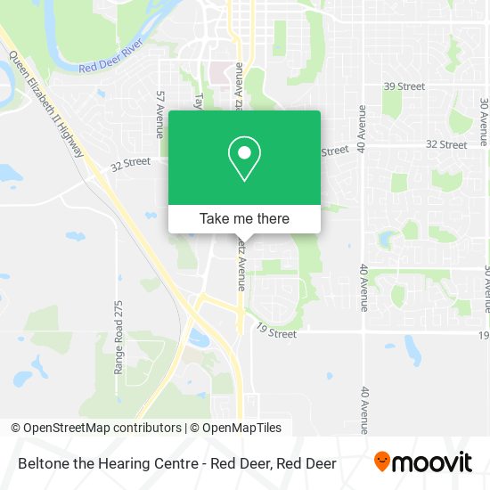 Beltone the Hearing Centre - Red Deer map