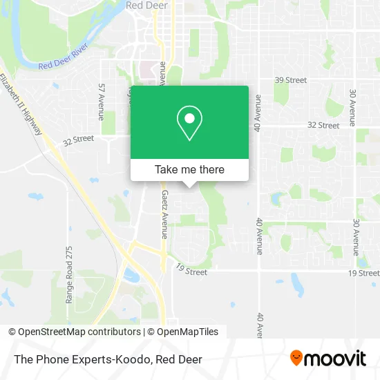 The Phone Experts-Koodo map
