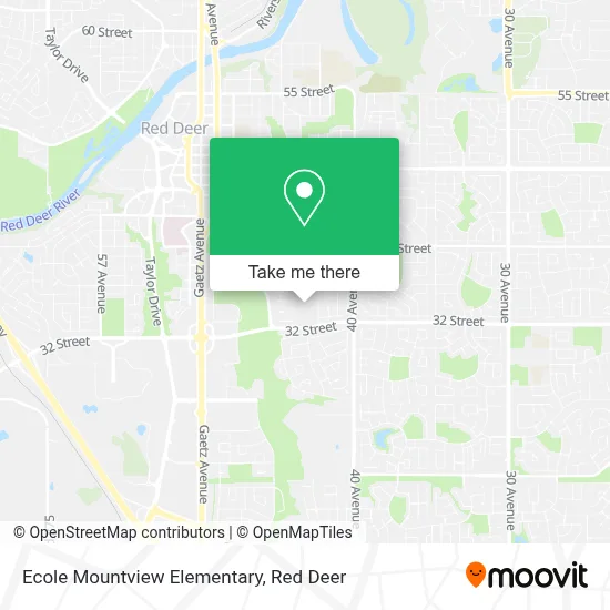Ecole Mountview Elementary map
