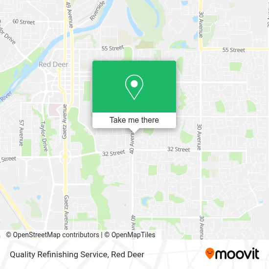 Quality Refinishing Service map