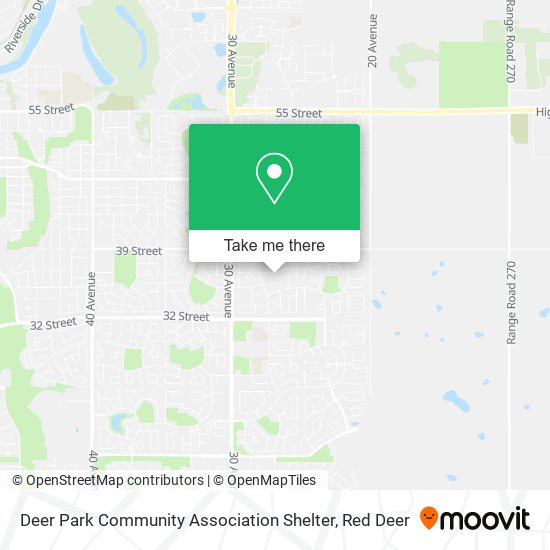 Deer Park Community Association Shelter map