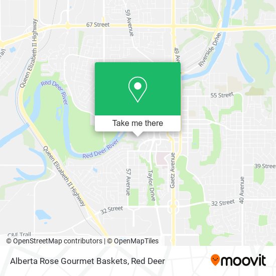 Alberta Rose Gourmet Baskets map