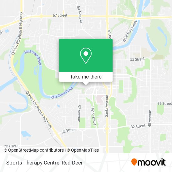 Sports Therapy Centre map