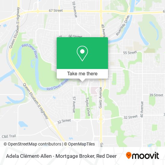 Adela Clément-Allen - Mortgage Broker map