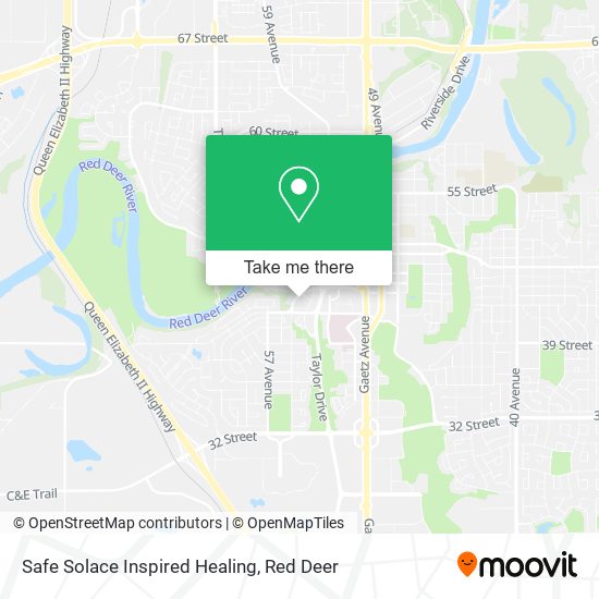 Safe Solace Inspired Healing map