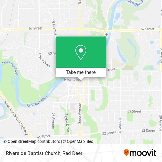 Riverside Baptist Church map