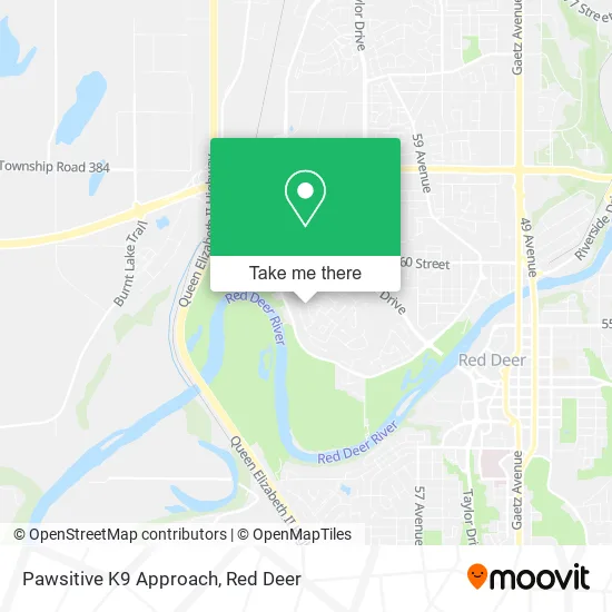 Pawsitive K9 Approach map