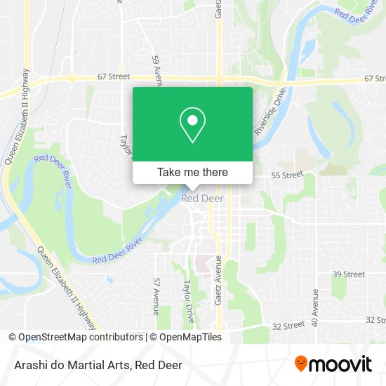 Arashi do Martial Arts map