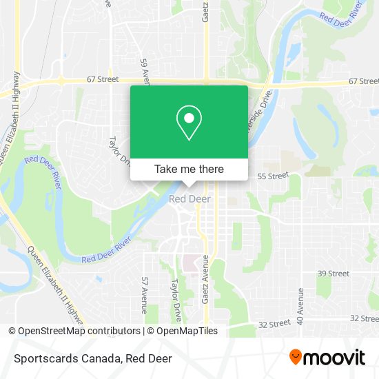 Sportscards Canada map