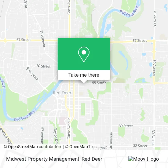 Midwest Property Management map