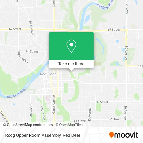 Rccg Upper Room Assembly map