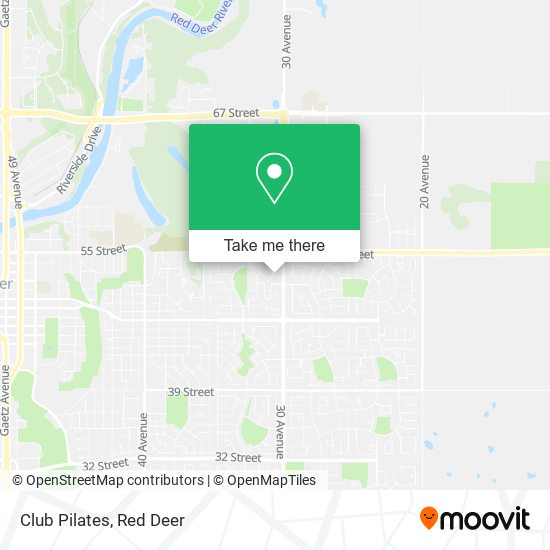 Club Pilates map