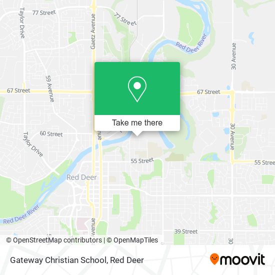 Gateway Christian School map