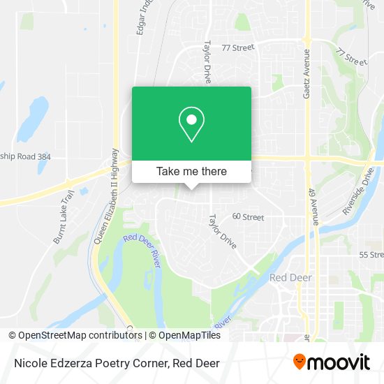 Nicole Edzerza Poetry Corner map