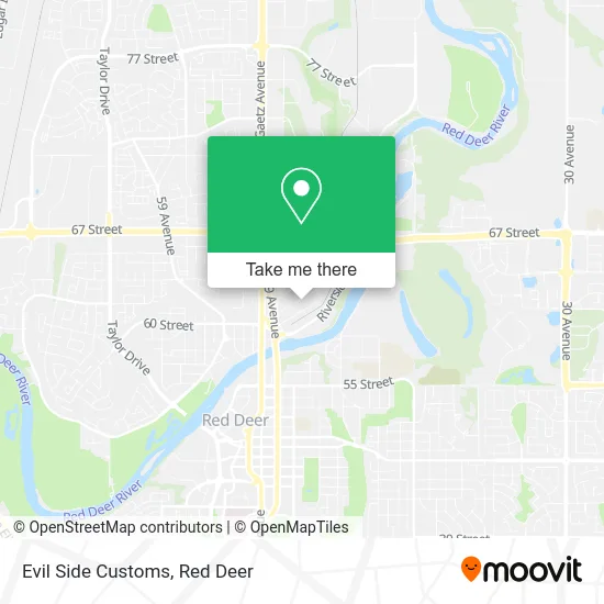 Evil Side Customs map