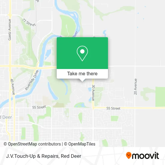 J.V.Touch-Up & Repairs map
