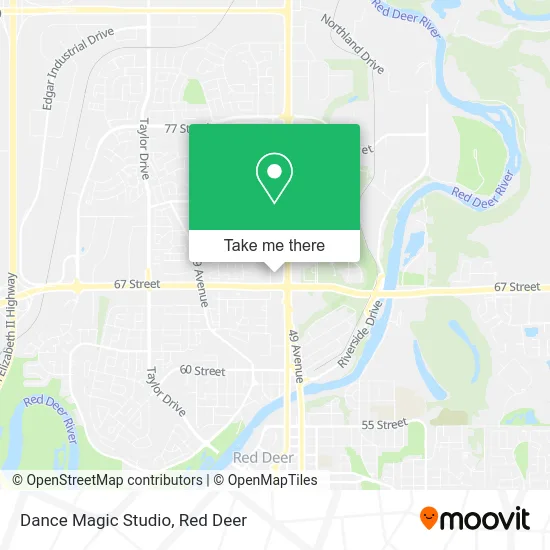 Dance Magic Studio map