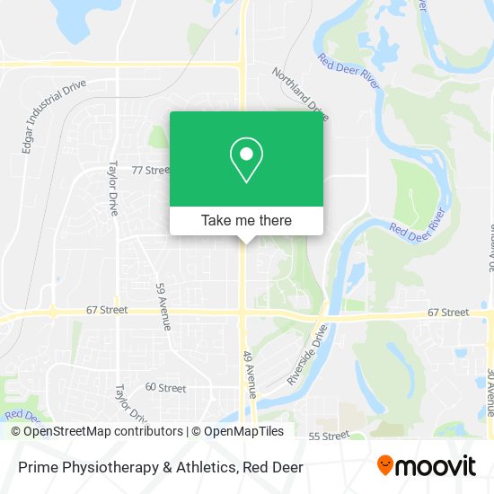 Prime Physiotherapy & Athletics map