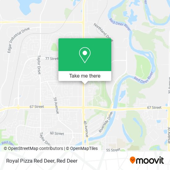 Royal Pizza Red Deer plan