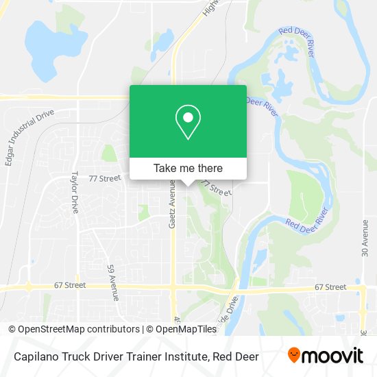 Capilano Truck Driver Trainer Institute map