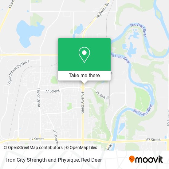 Iron City Strength and Physique map