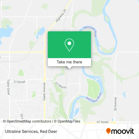 Ultraline Services map