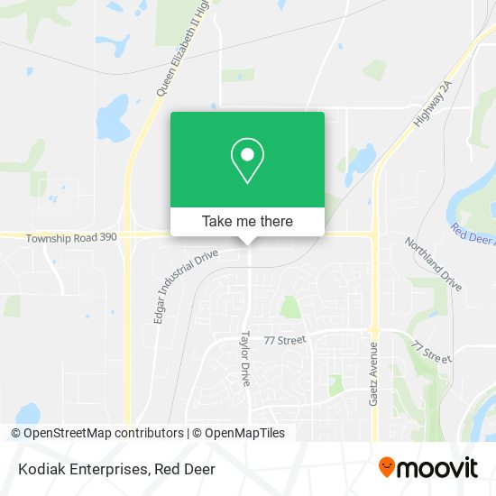 Kodiak Enterprises map