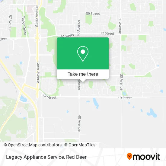 Legacy Appliance Service map