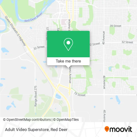 Adult Video Superstore map