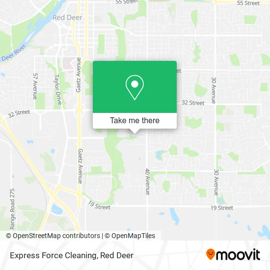 Express Force Cleaning map