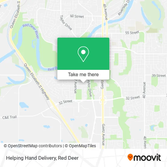 Helping Hand Delivery map