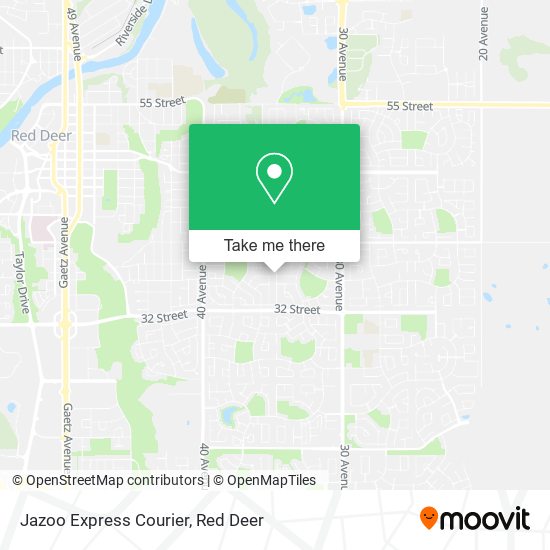 Jazoo Express Courier map
