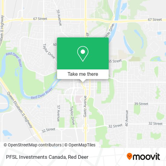 PFSL Investments Canada map