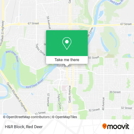 H&R Block map