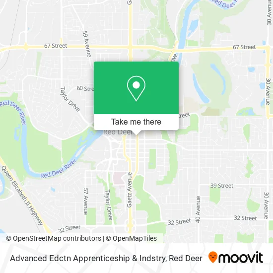Advanced Edctn Apprenticeship & Indstry map