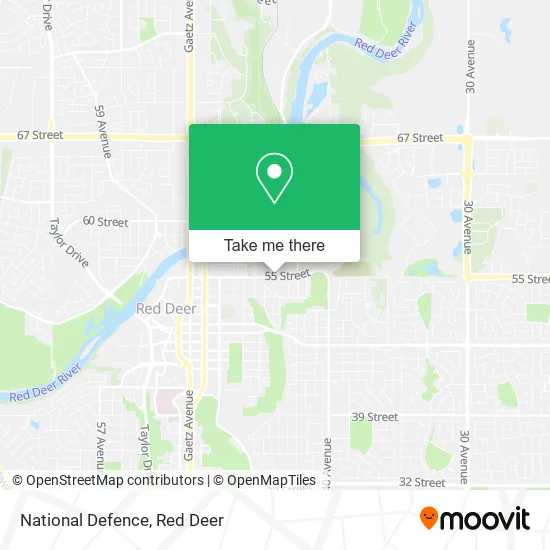 National Defence map