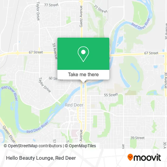 Hello Beauty Lounge map